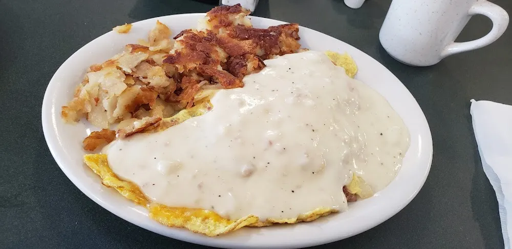 Western Omelette with Suage Gravy